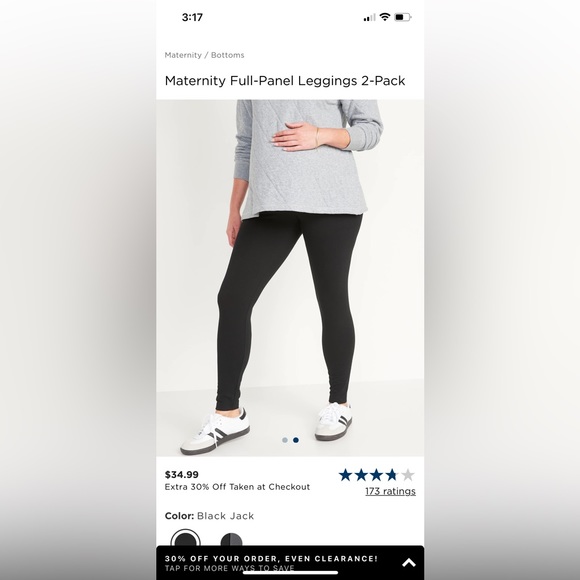 NWT Old Navy maternity leggings - Picture 5 of 5
